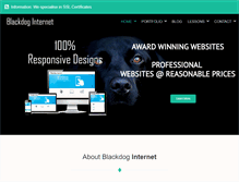 Tablet Screenshot of blackdoginter.net
